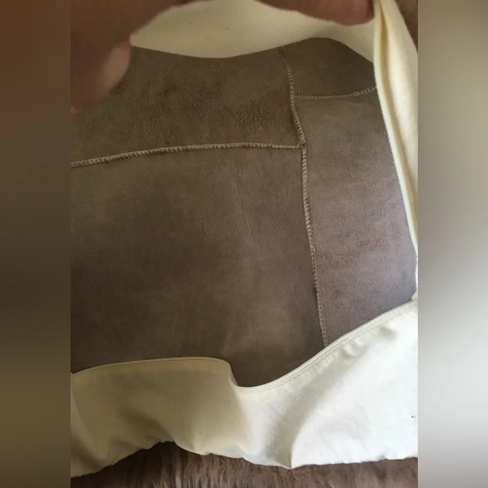 88. Sheepskin Decorative Pillow